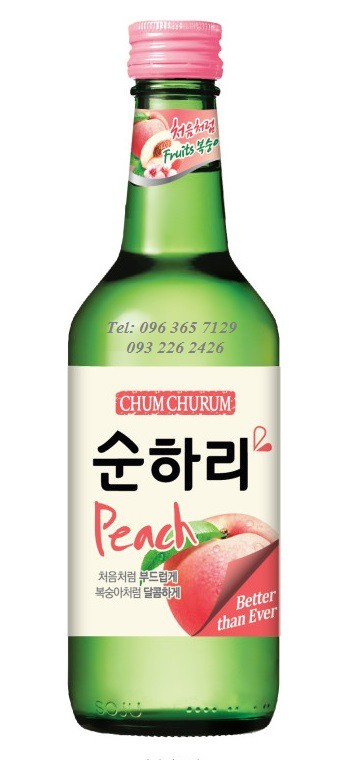Rượu Soju Chum Churum Peach _ Soju Hương Đào